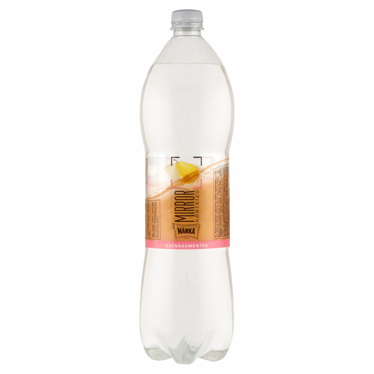 Képek - Márka Mirror körteízű energiamentes szénsavmentes üdítőital édesítőszerekkel 1,5 l