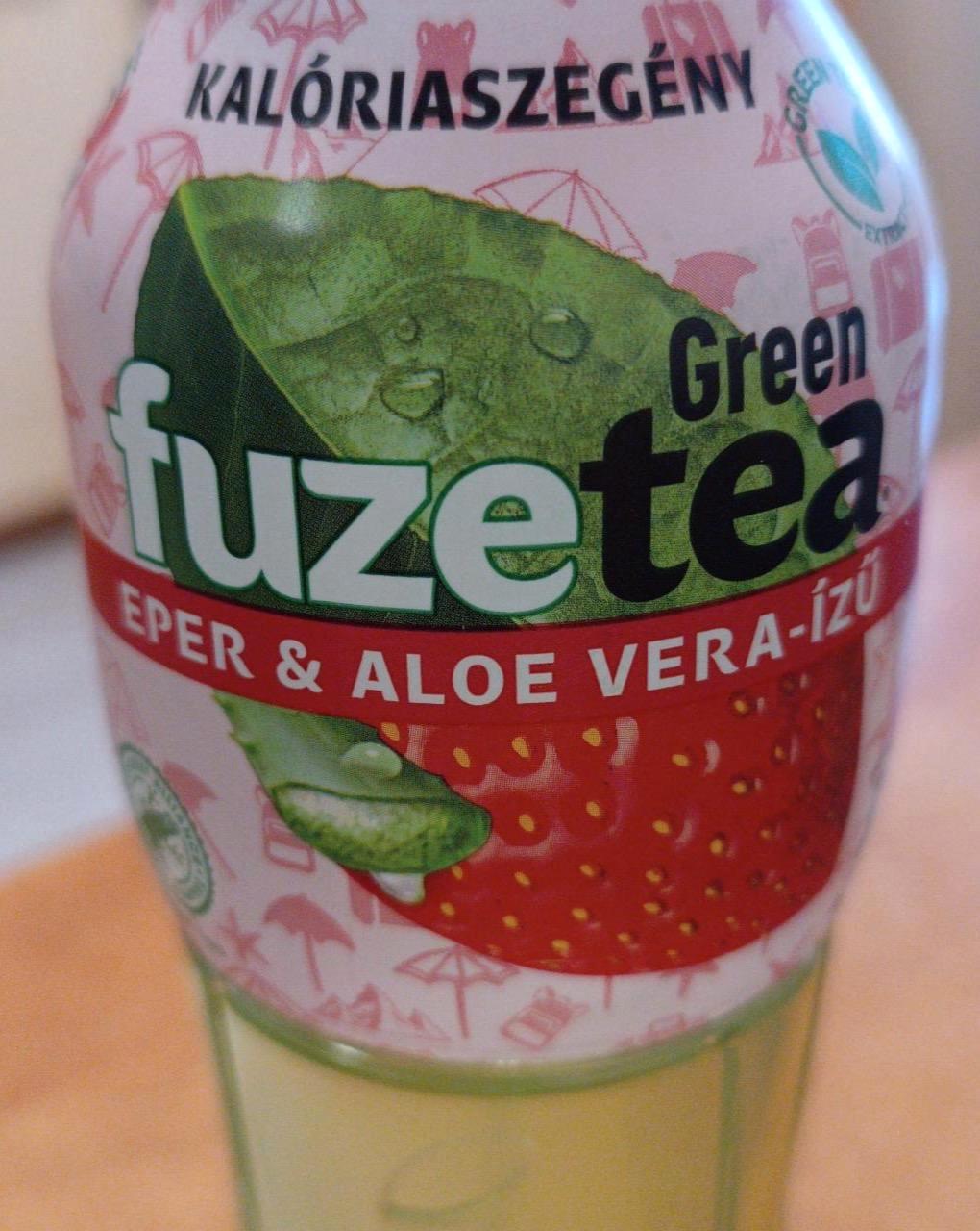 Képek - Fuzetea green eper & aloe vera kalóriaszegény