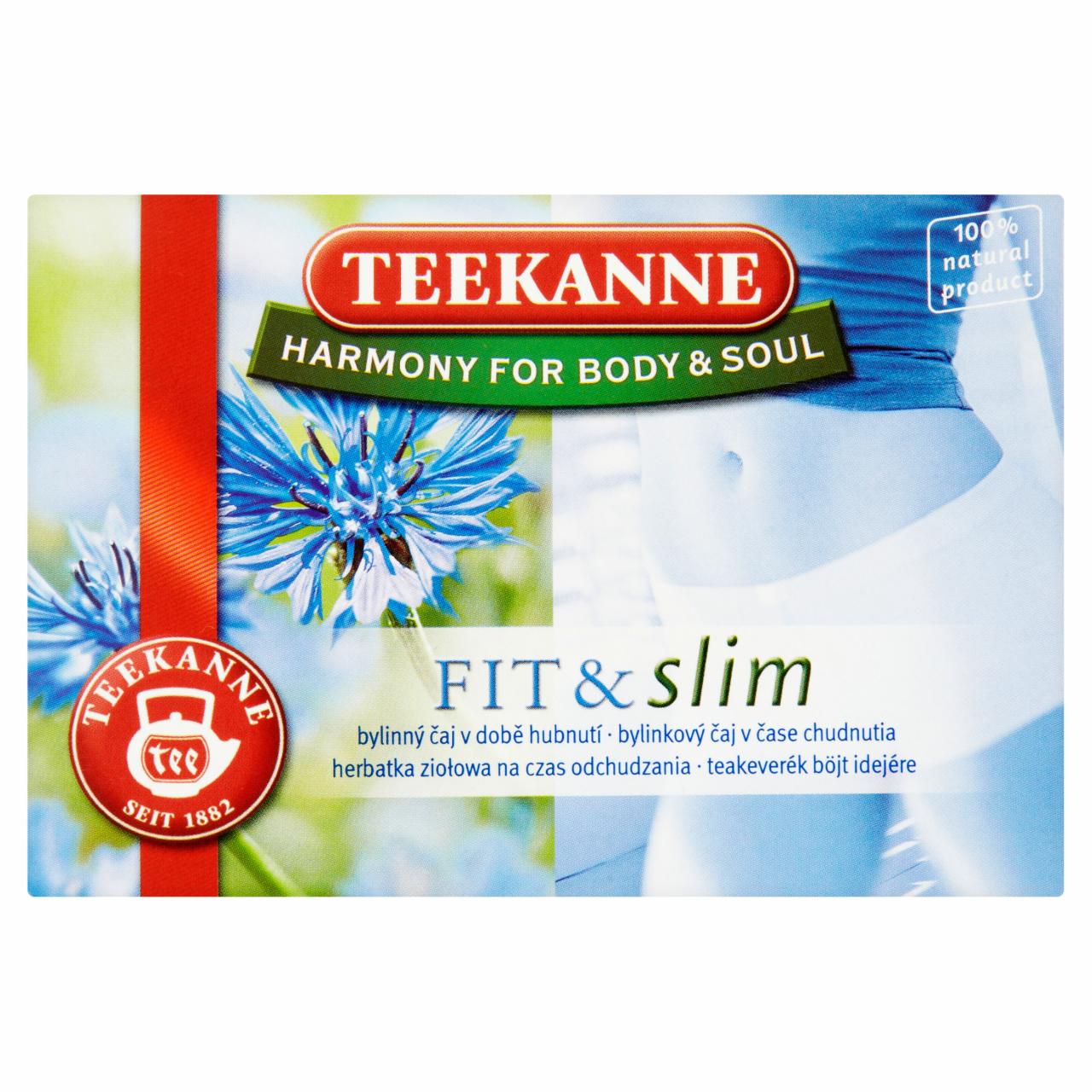 Képek - Teekanne Harmony for Body & Soul Fit & Slim teakeverék böjt idejére 16 teatasak 32 g