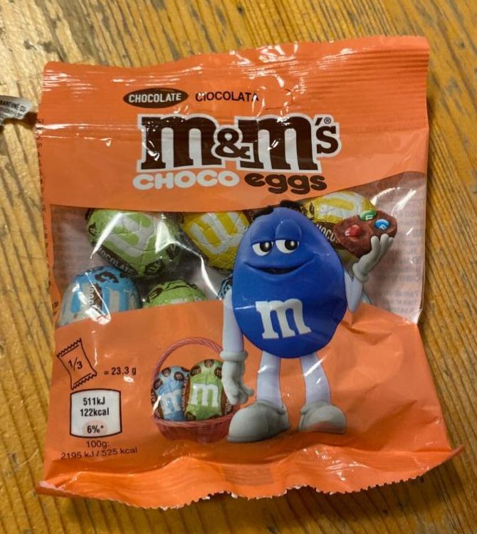 Képek - M&M's Choco Eggs tejcsokoládés tojások M&M's Minis drazséval 70 g