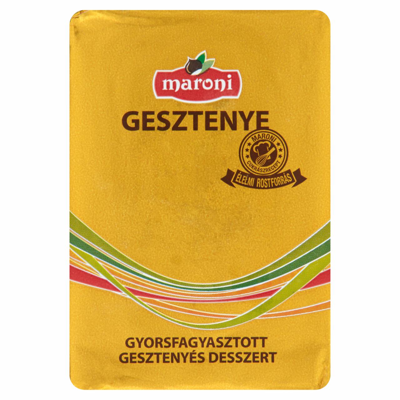 Képek - Maroni gyorsfagyasztott gesztenyés desszert 200 g