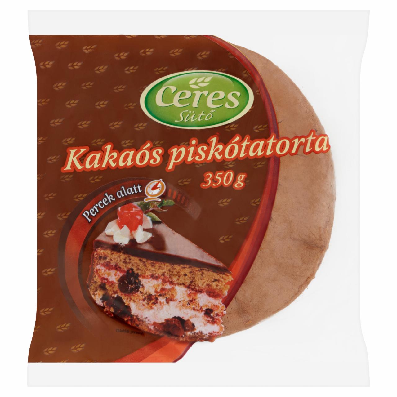 Képek - Ceres Sütő kakaós piskótatorta 350 g