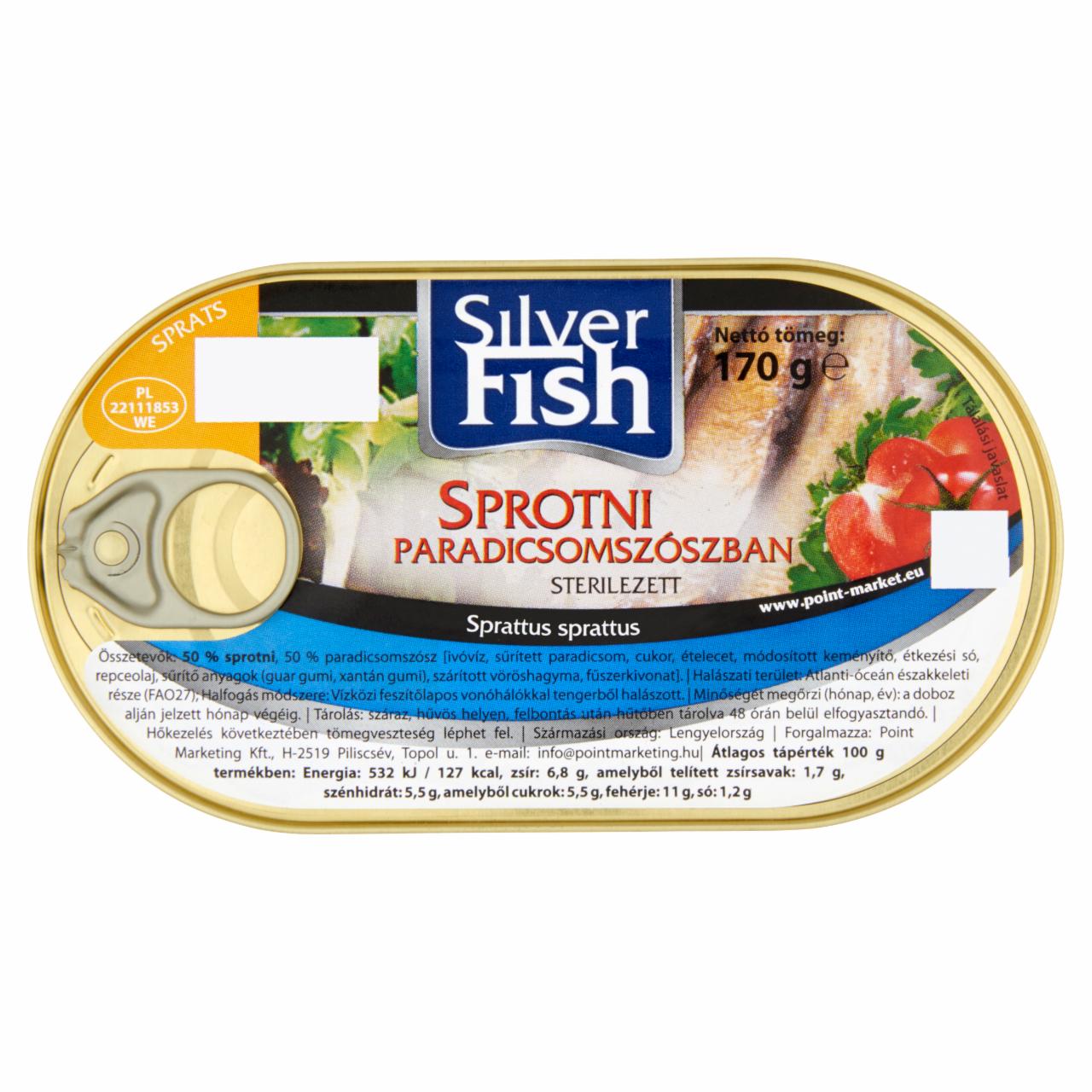 Képek - Silverfish sprotni paradicsomszószban 170 g