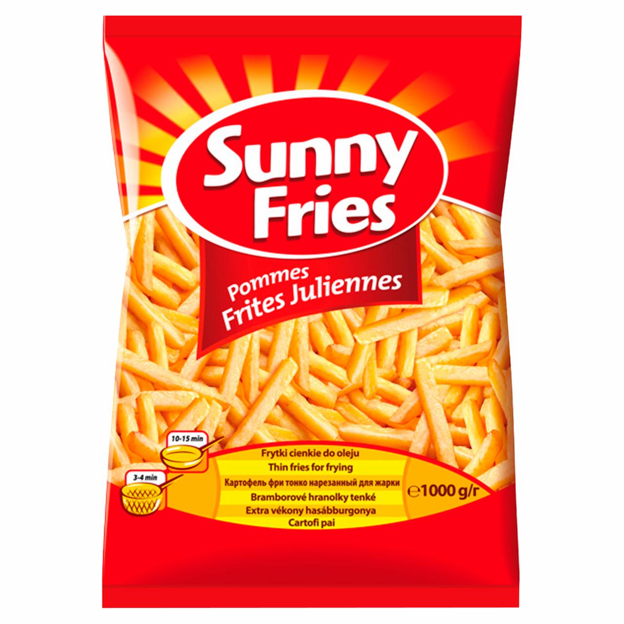Képek - Sunny Fries elősütött, gyorsfagyasztott extra vékony hasábburgonya 1000 g