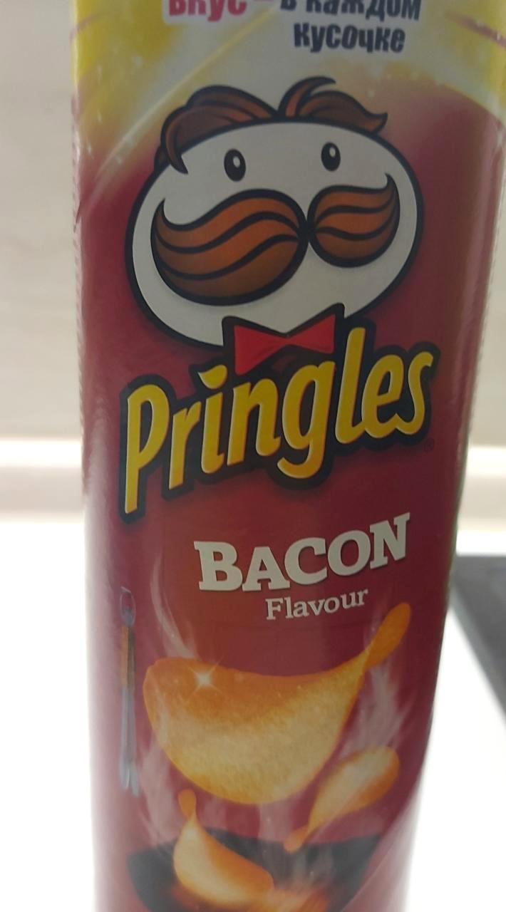 Képek - Pringles szalonnás ízesítésű snack 165 g