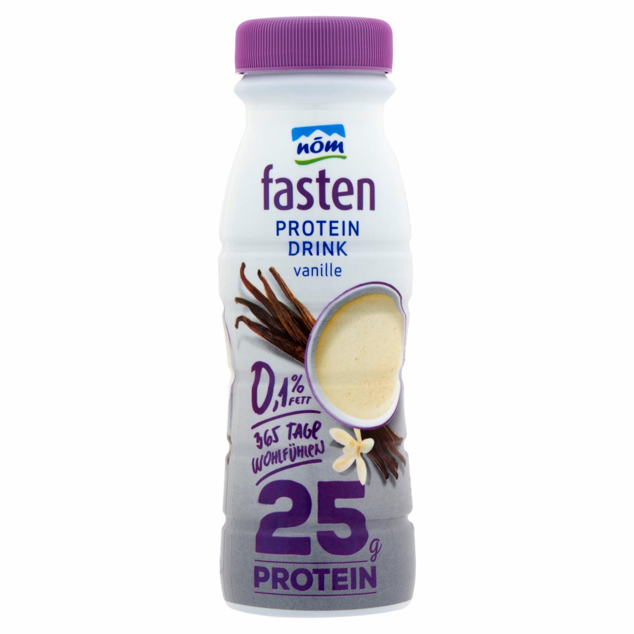 Képek - NÖM Fasten Protein Drink UHT vanília ízű, tejfehérjével készült ital édesítőszerrel 250 g
