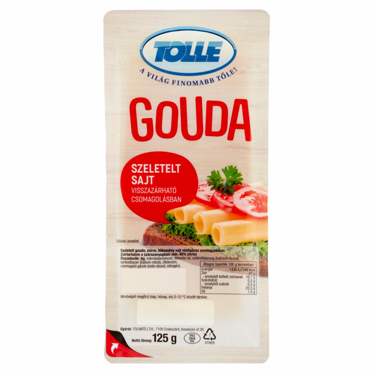 Képek - Tolle szeletelt gouda sajt 125 g