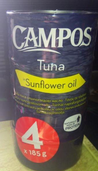 Képek - Tuna in sunflower oil Campos