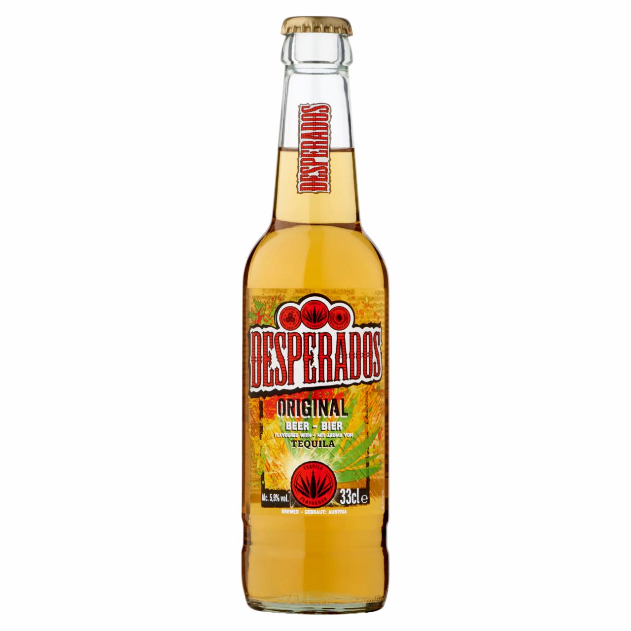 Képek - Desperados tequila ízesítésű, világos sörkülönlegesség 5,9% 0,33 l üveg