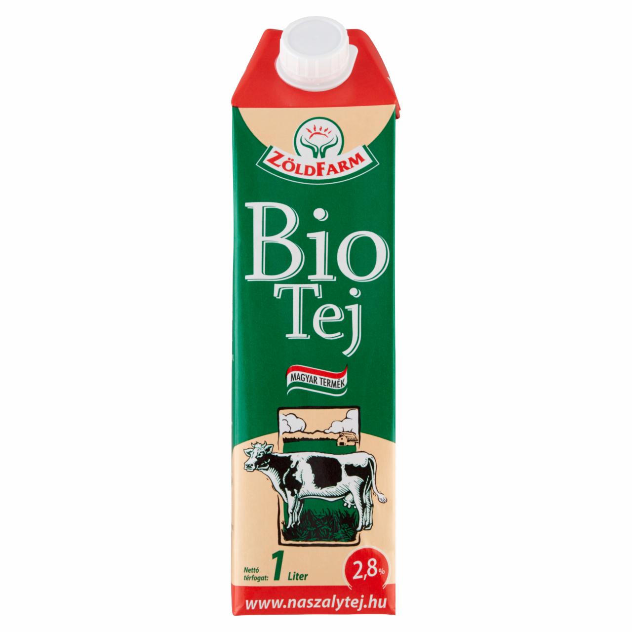 Képek - Zöldfarm BIO UHT tej 2,8% 1 l