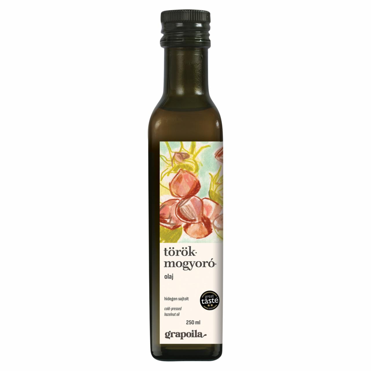 Képek - Grapoila hidegen sajtolt törökmogyoró-olaj 250 ml