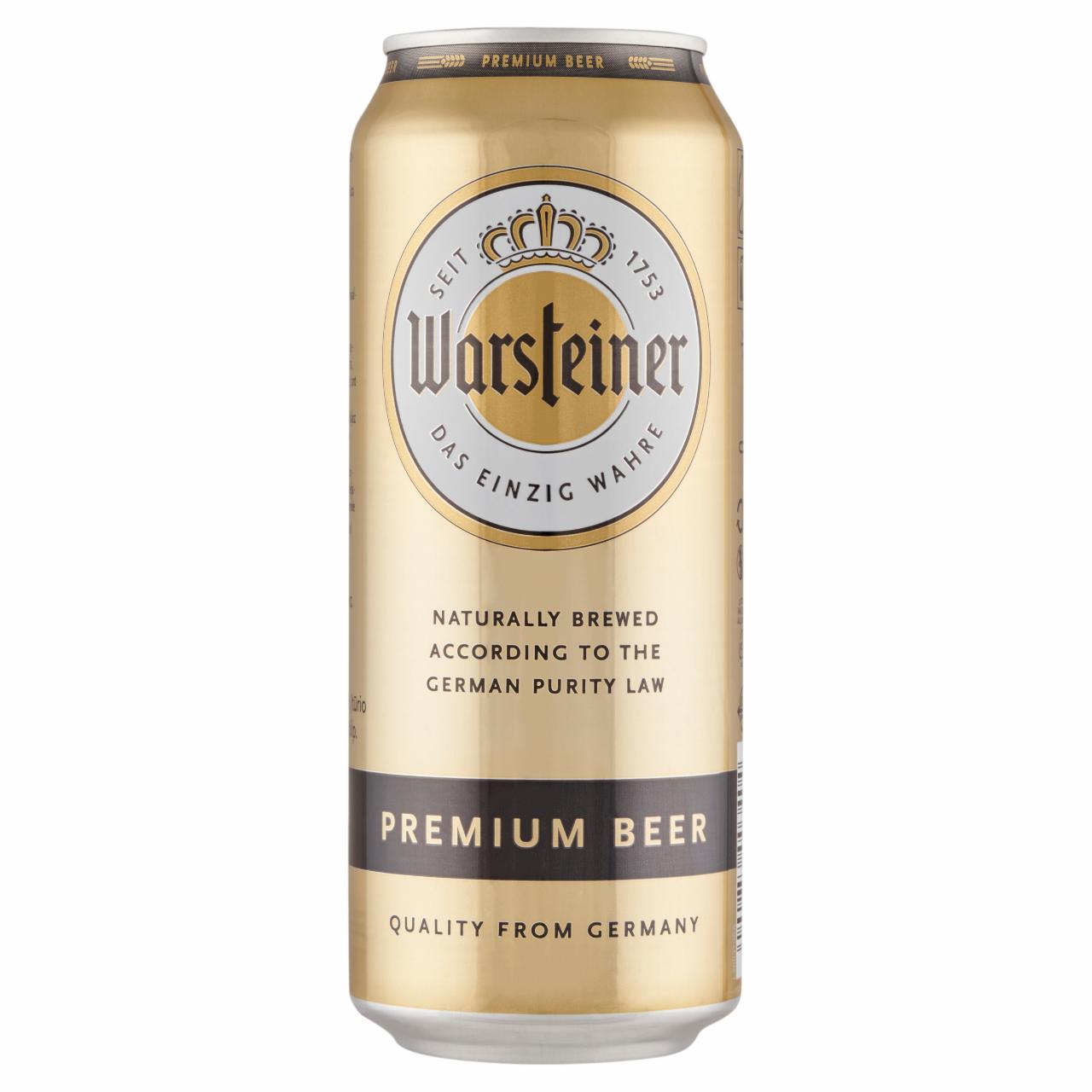 Képek - Warsteiner Premium Verum német világos pils típusú sör 4,8% 0,5 l