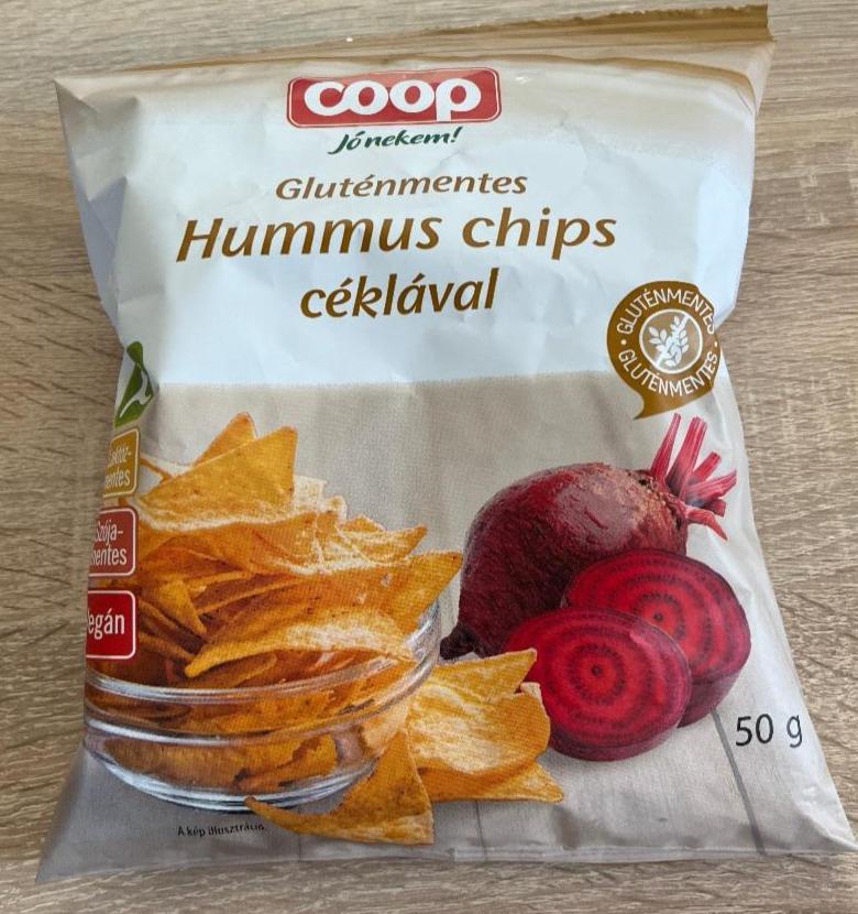 Képek - Gluténmentes hummus chips céklával Coop