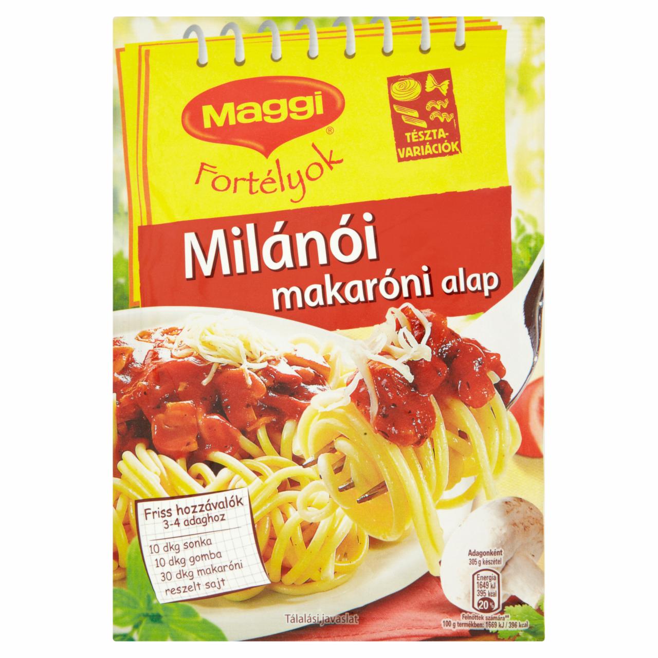 Képek - Maggi Fortélyok Milánói makaróni alap 55 g