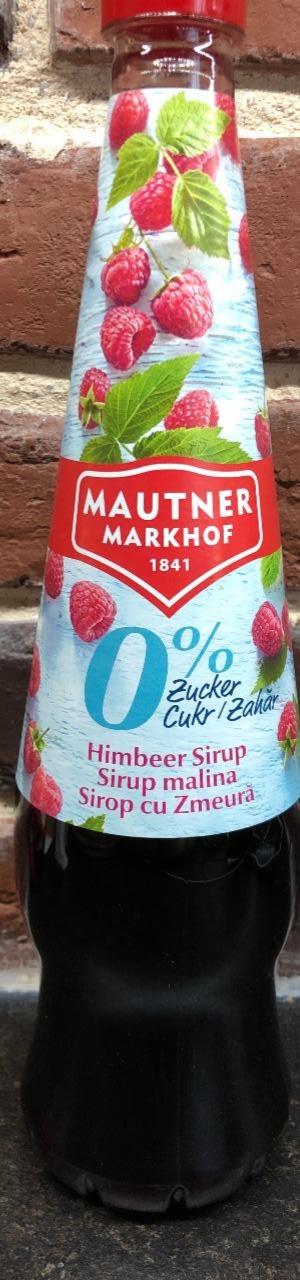 Képek - Mautner Markhof málna szörp hozzáadott cukor nélkül, édesítőszerrel 0,7 l