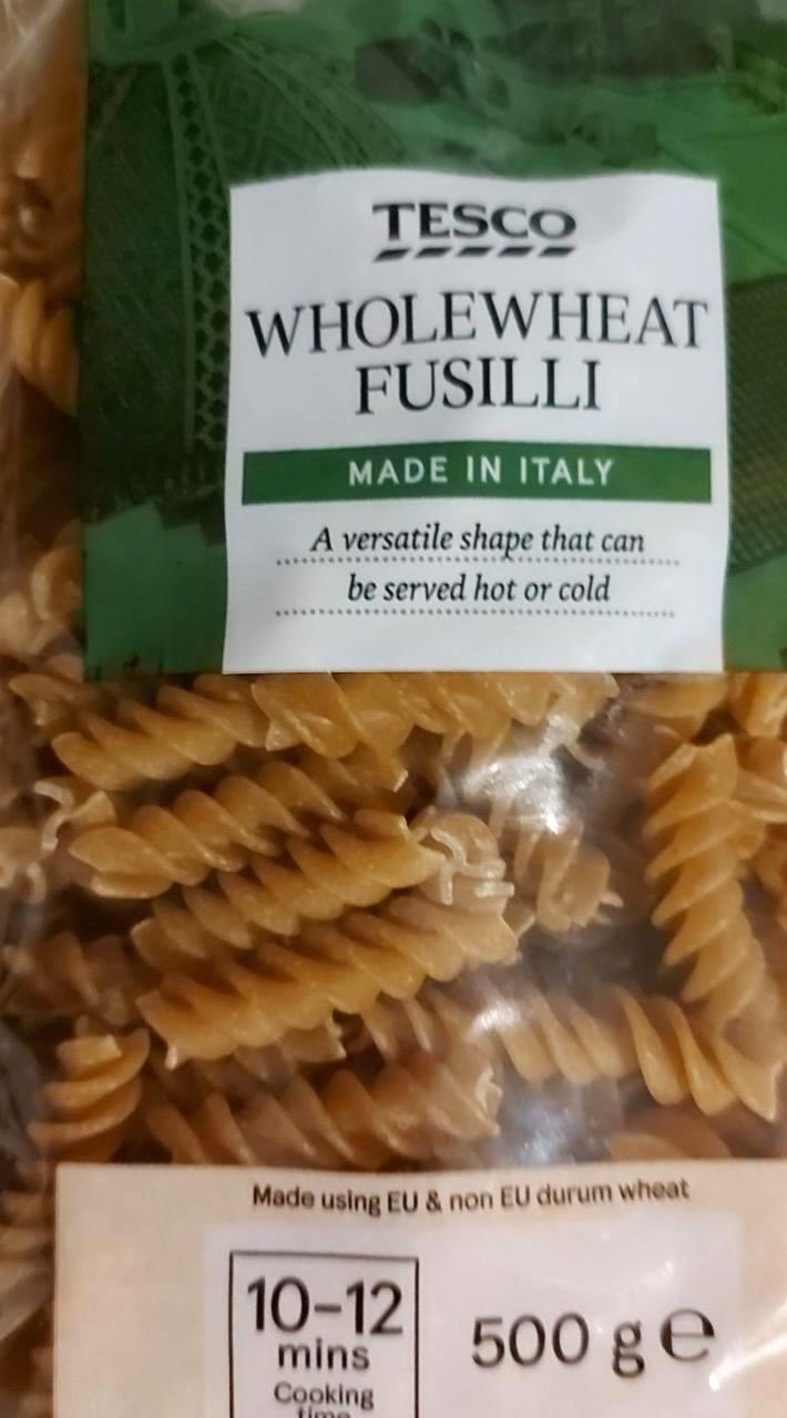 Képek - Teljes kiőrlésű fusilli durum tészta Tesco