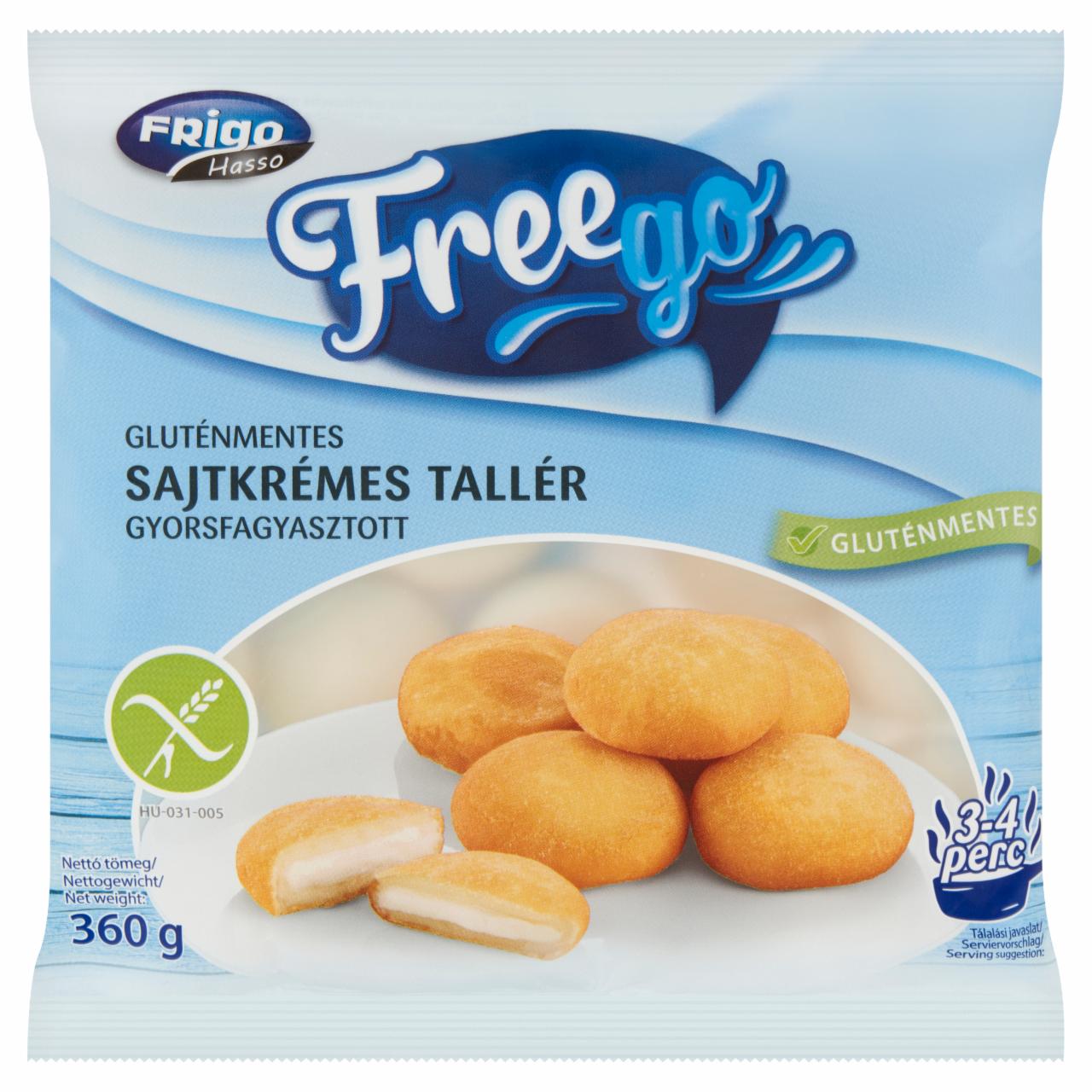 Képek - Freego gyorsfagyasztott gluténmentes sajtkrémes tallér 360 g