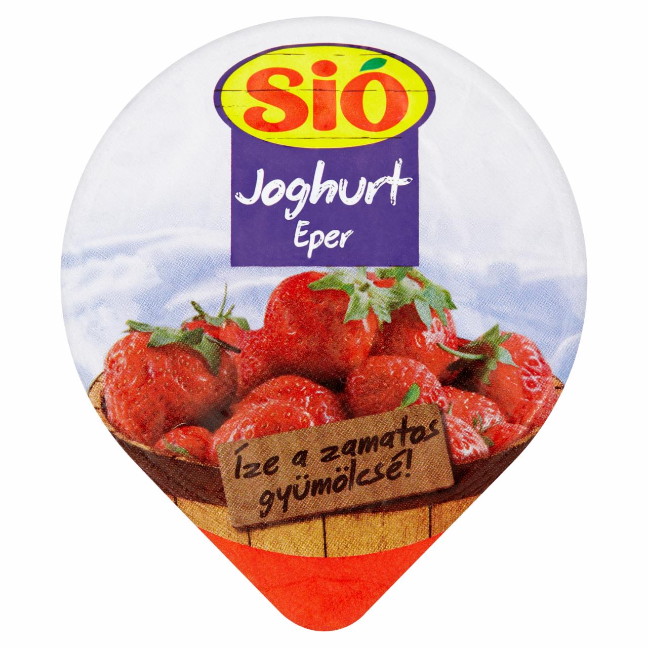 Képek - Sió epres joghurt 150 g