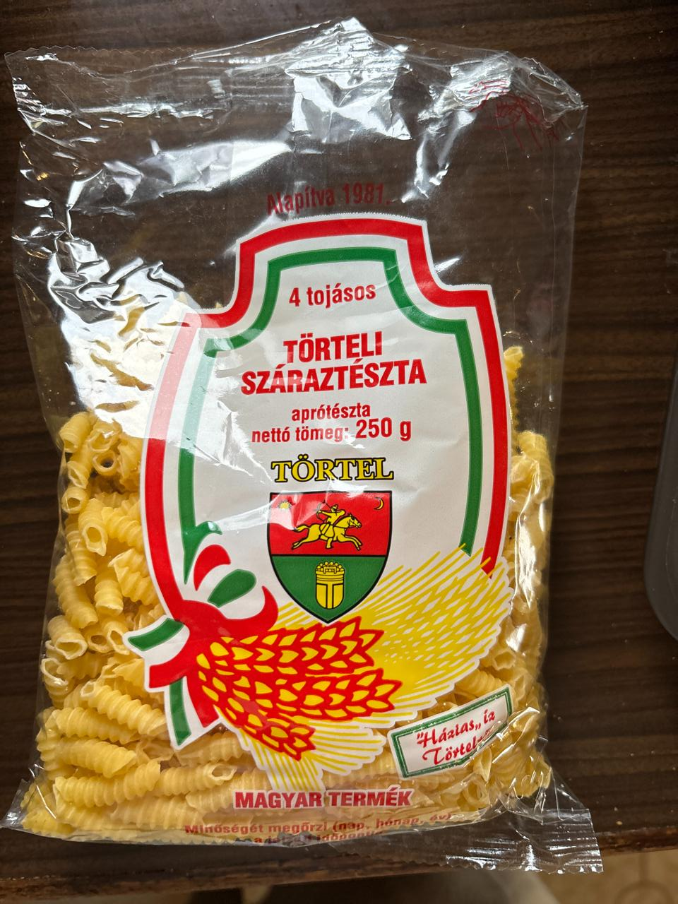 Képek - Törteli száraztészta Törtel