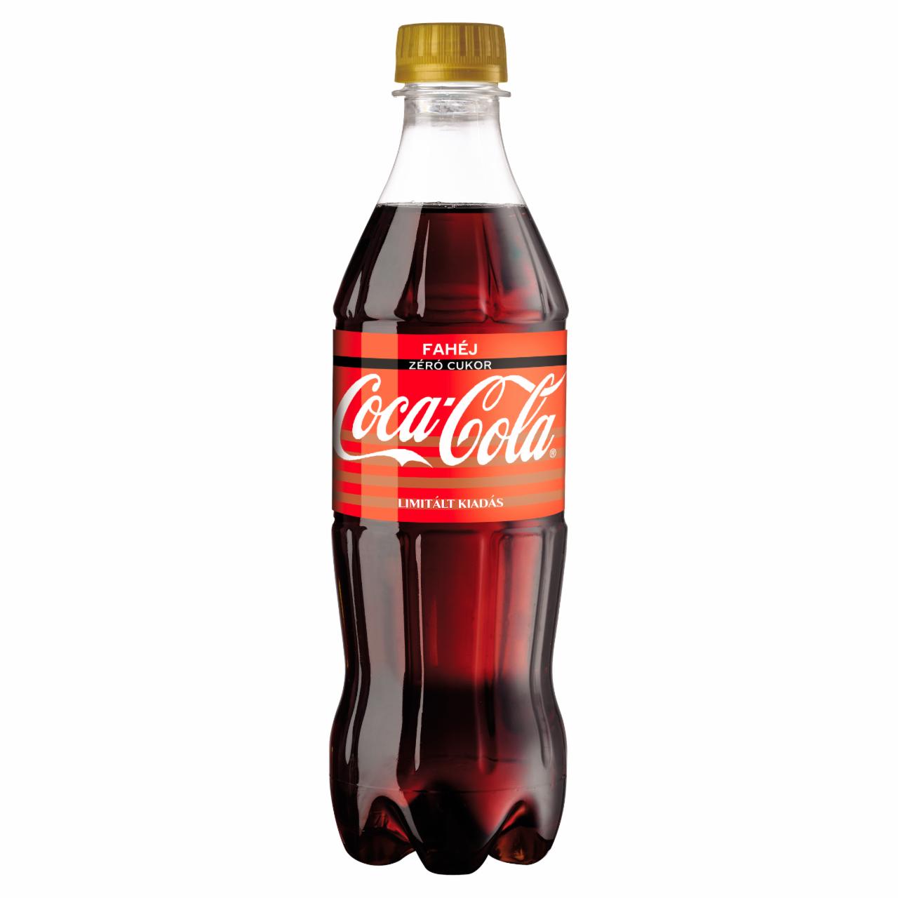 Képek - Coca-Cola Zero Fahéj energiamentes cola-fahéjízű szénsavas üdítőital édesítőszerekkel 500 ml