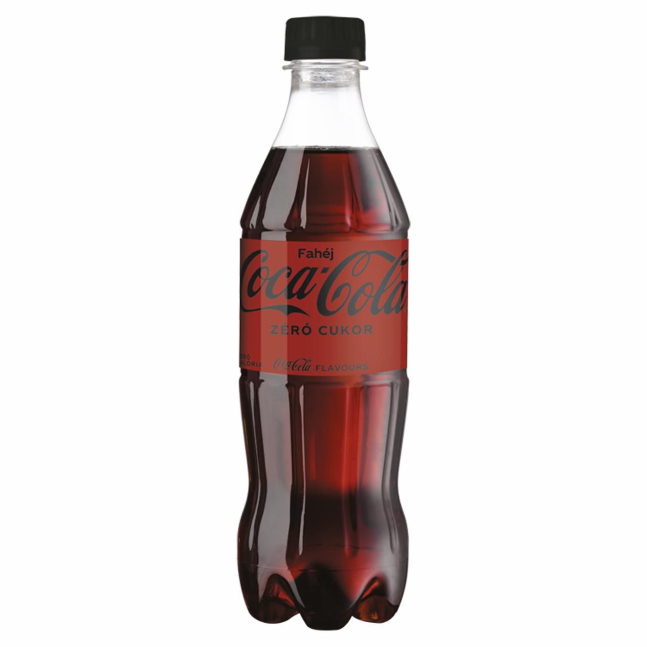 Képek - Coca-Cola Zero Fahéj energiamentes cola-fahéjízű szénsavas üdítőital édesítőszerekkel 500 ml