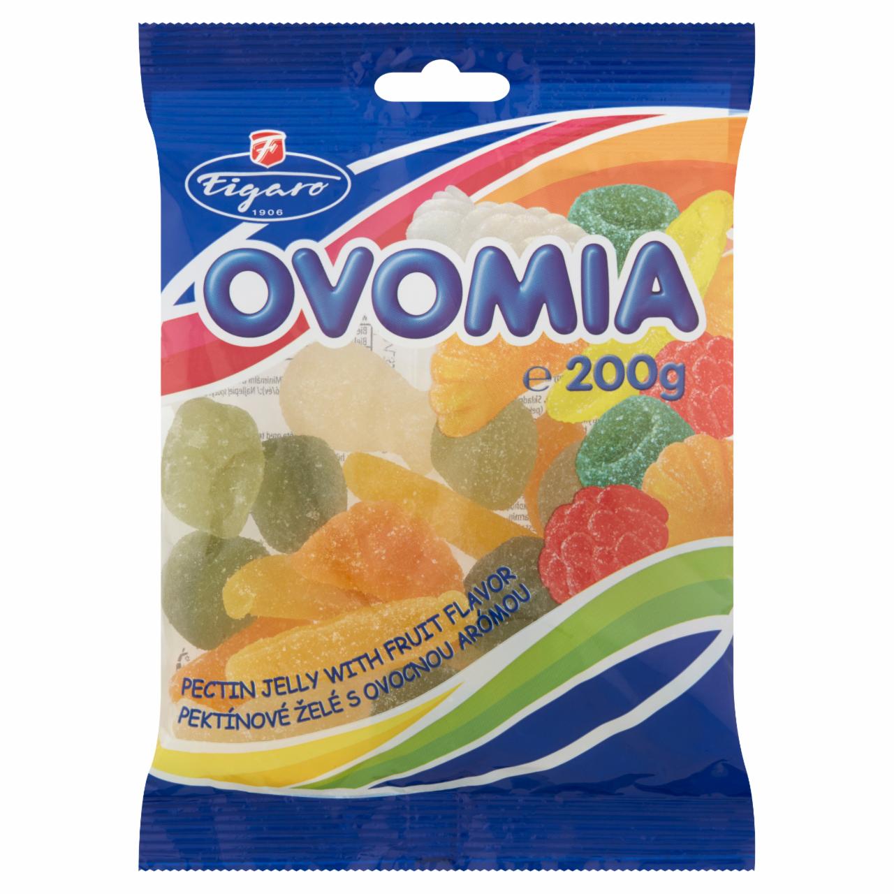 Képek - Figaro Ovomia gyümölcs ízű pektin zselé 200 g