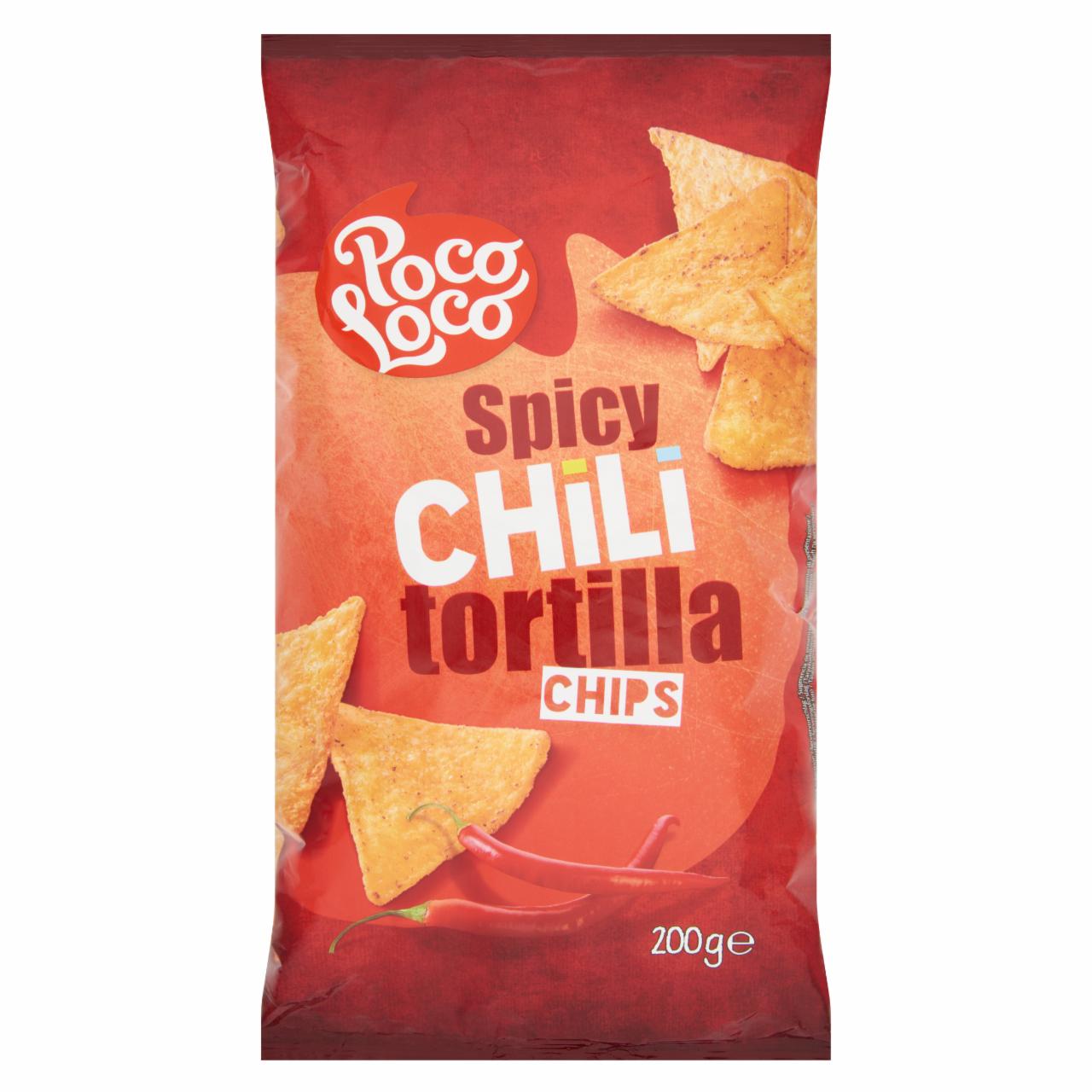 Képek - Poco Loco Tortilla chili ízesítésű kukoricachips 200 g