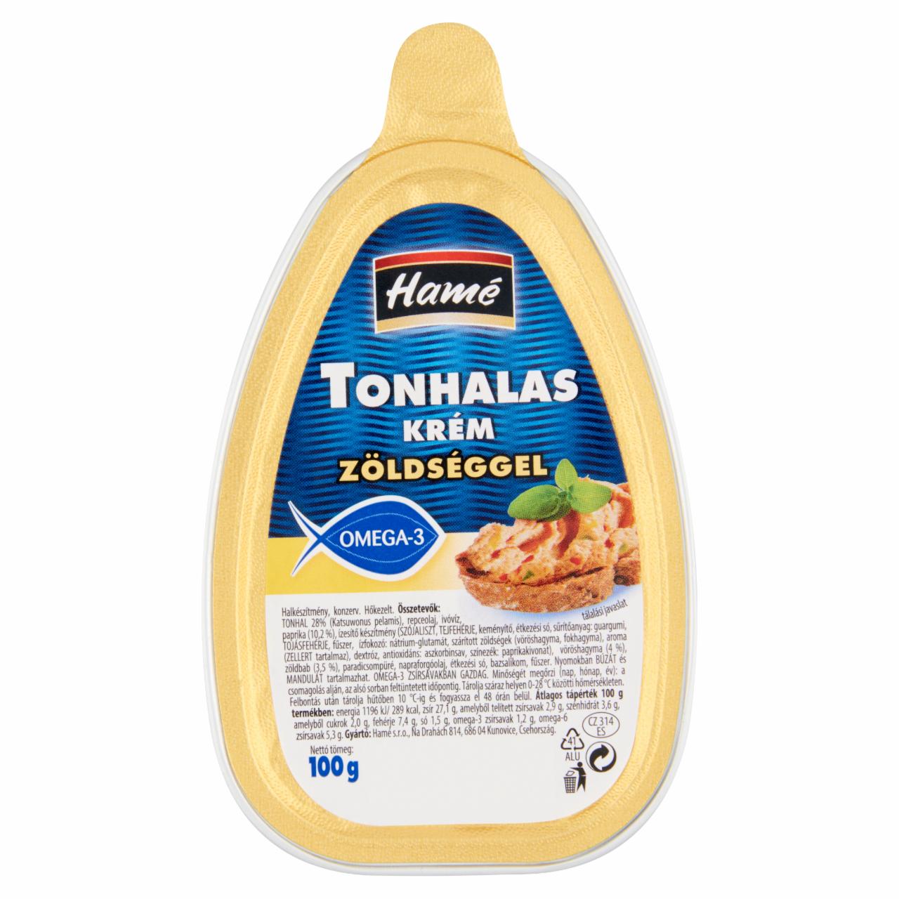 Képek - Hamé tonhalas pástétom zöldséggel 100 g