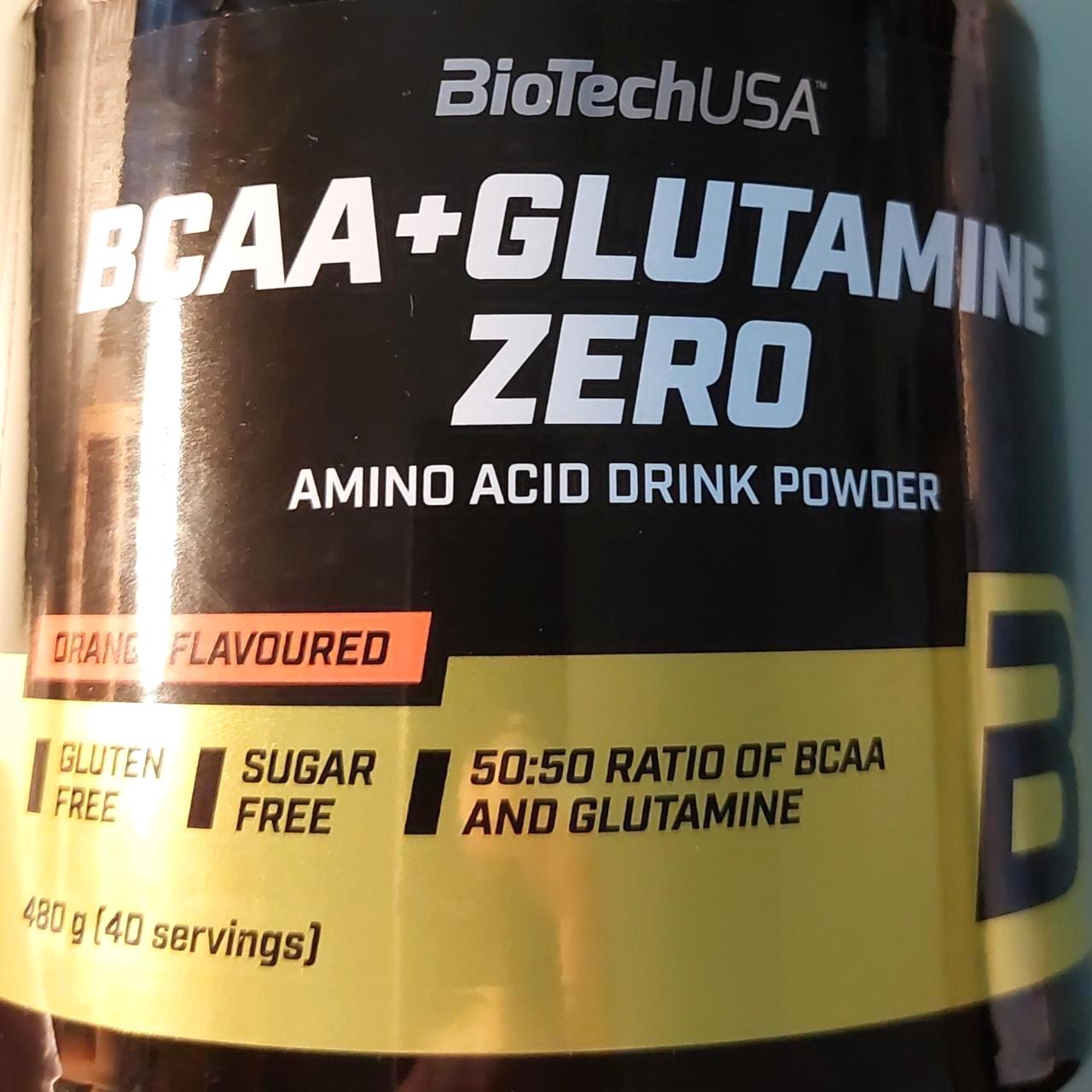 Képek - BCAA+Glutamine Zero Orange BioTechUSA