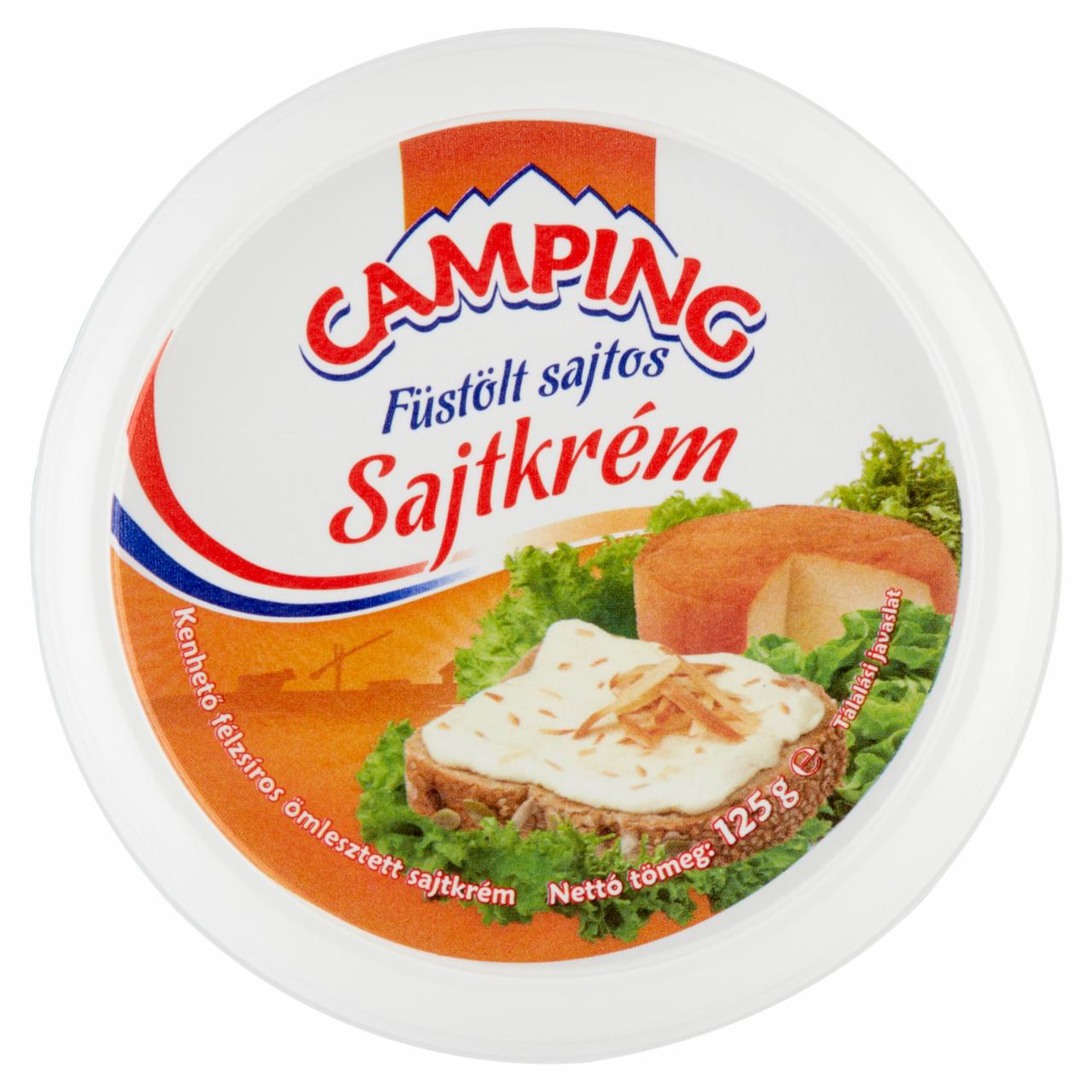 Képek - Camping füstölt sajtos sajtkrém 125 g