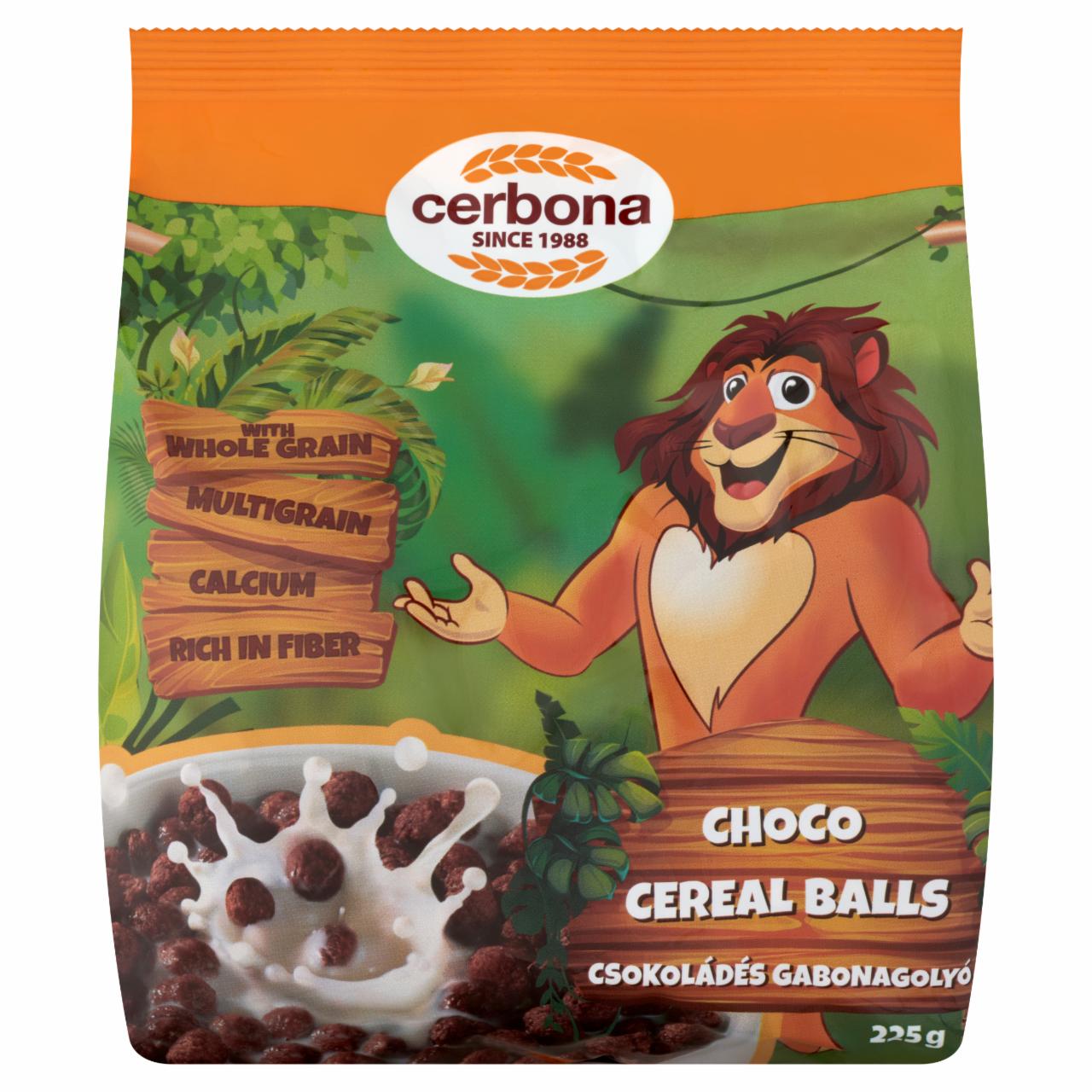 Képek - Cerbona csokoládés gabonagolyó 225 g