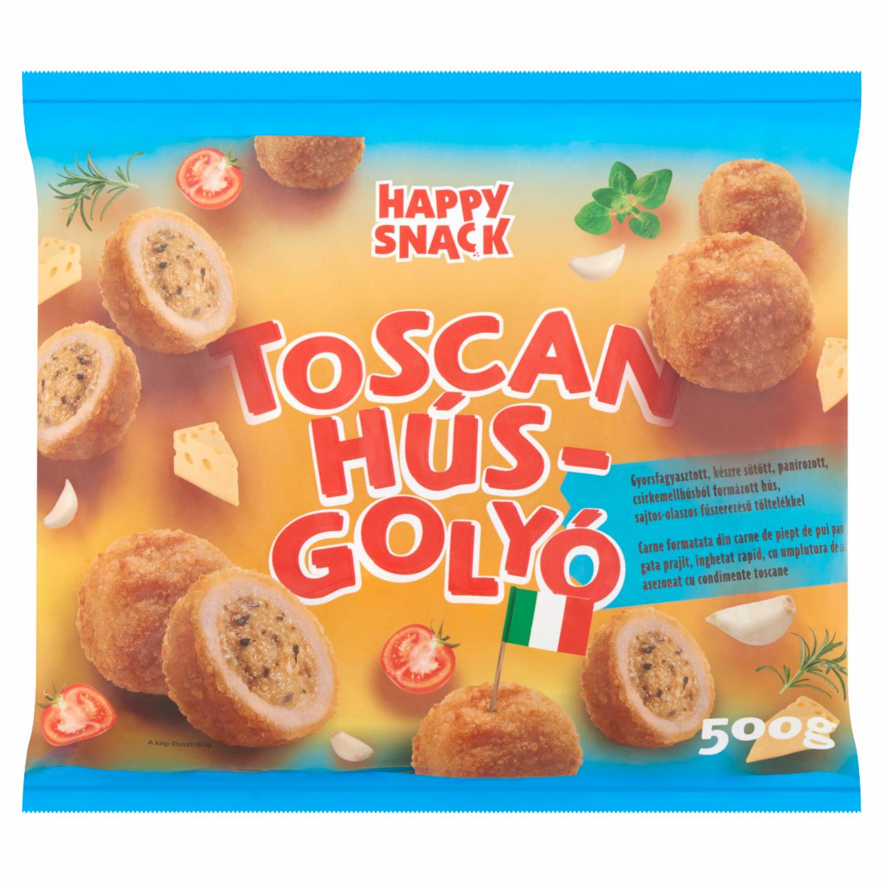 Képek - Happy Snack gyorsfagyasztott, készre sütött Toscan húsgolyó 500 g