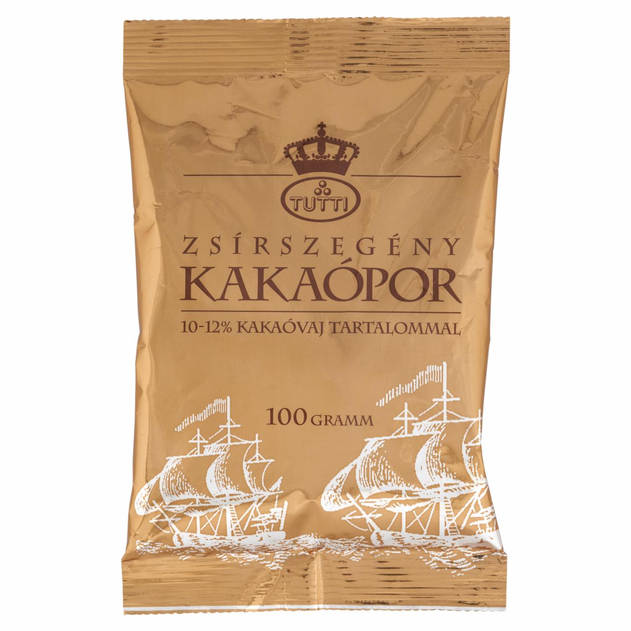 Képek - Tutti zsírszegény kakaópor 100 g