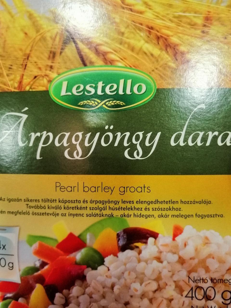 Képek - Árpagyöngy dara Lestello