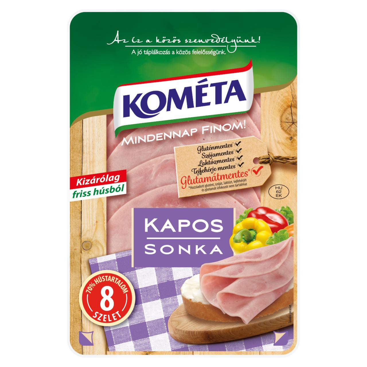 Képek - Kométa Mindennap finom! szeletelt kapos sonka 100 g