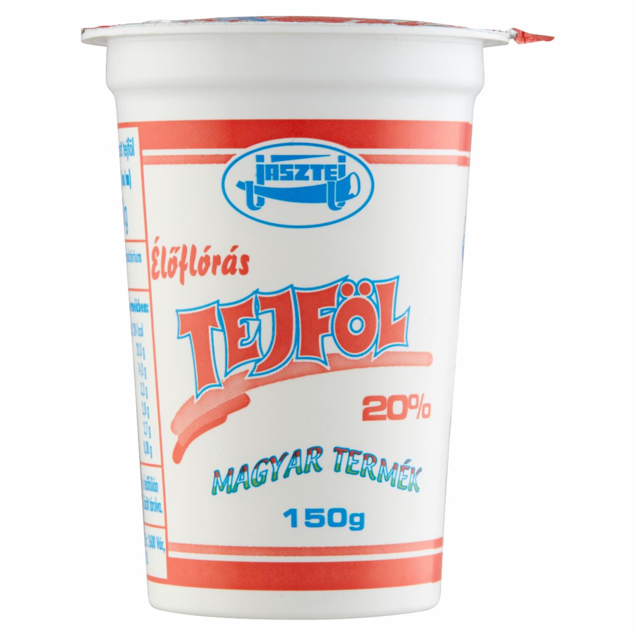 Képek - Jásztej élőflórás tejföl 20% 150 g