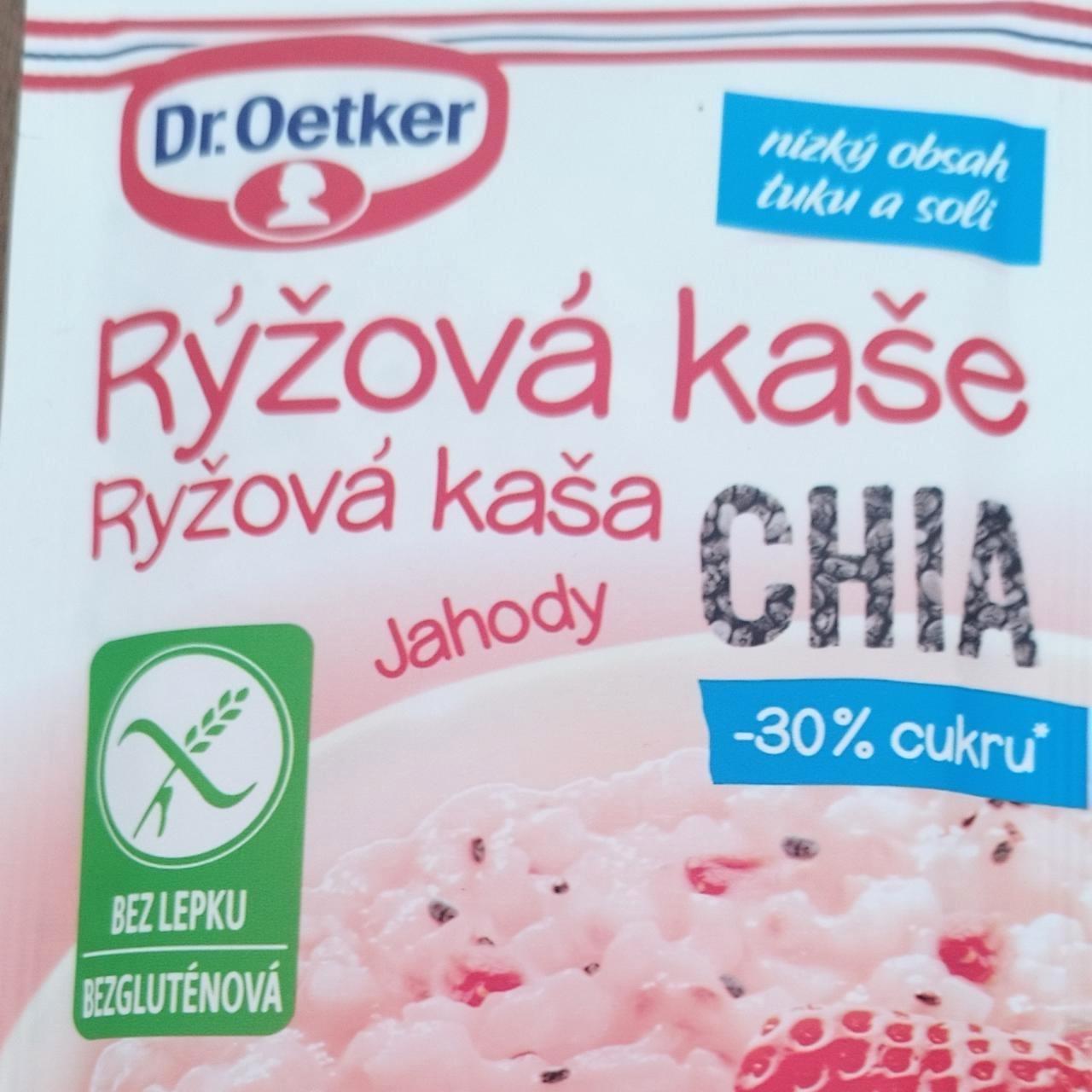 Képek - Ryžová kaše Chia jahody Dr.Oetker