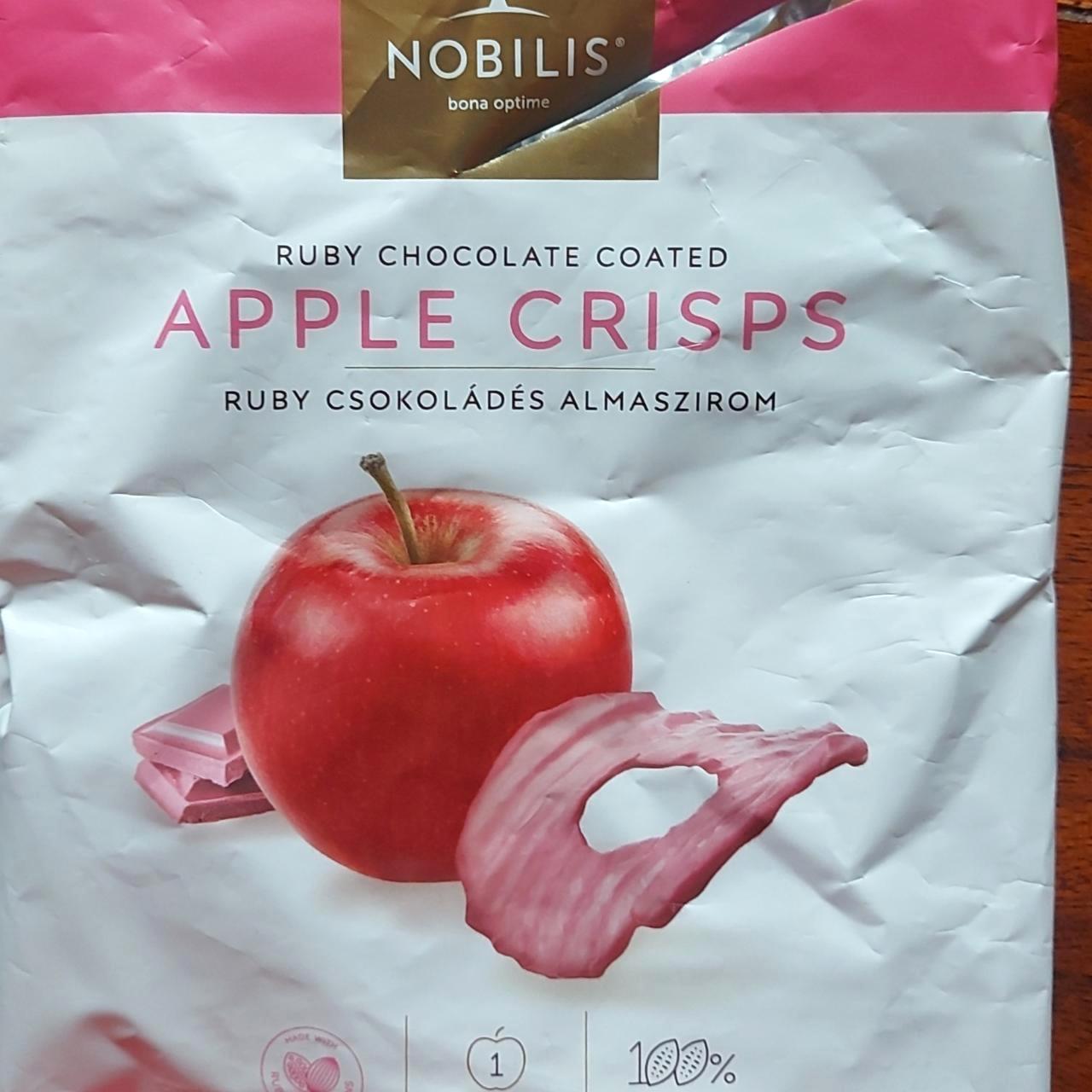 Képek - Apple crisps Ruby csokoládés almaszirom Nobilis