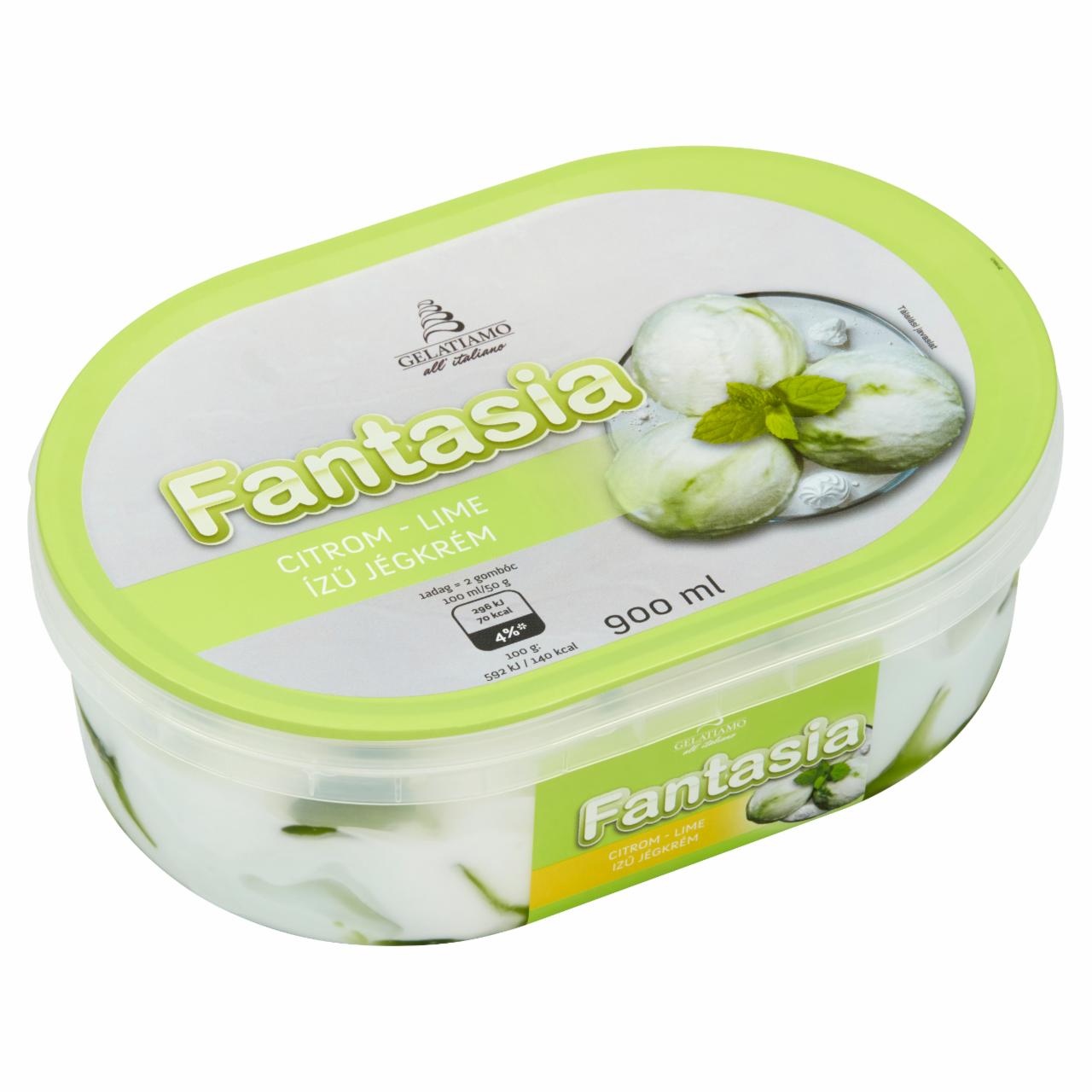 Képek - Gelatiamo Fantasia citrom-lime ízű jégkrém 900 ml