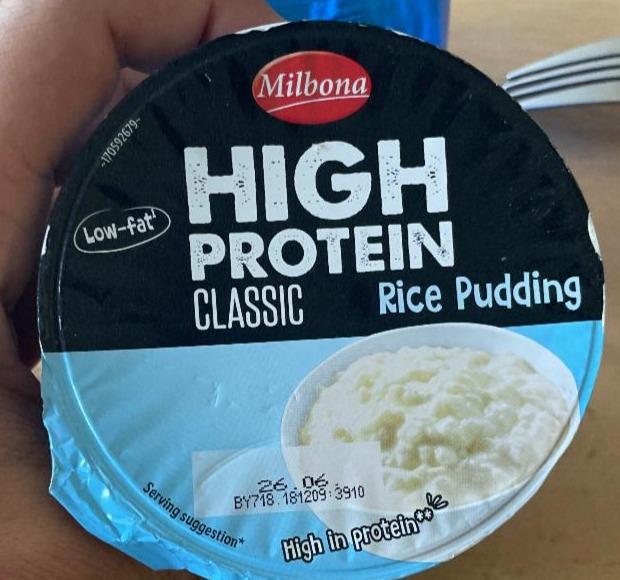 Képek - High protein classic rice pudding Milbona
