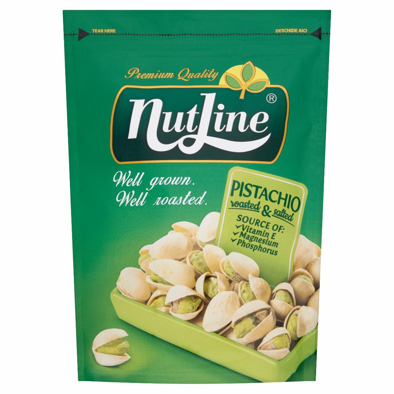 Képek - NutLine pörkölt, sózott, héjas pisztácia 130 g