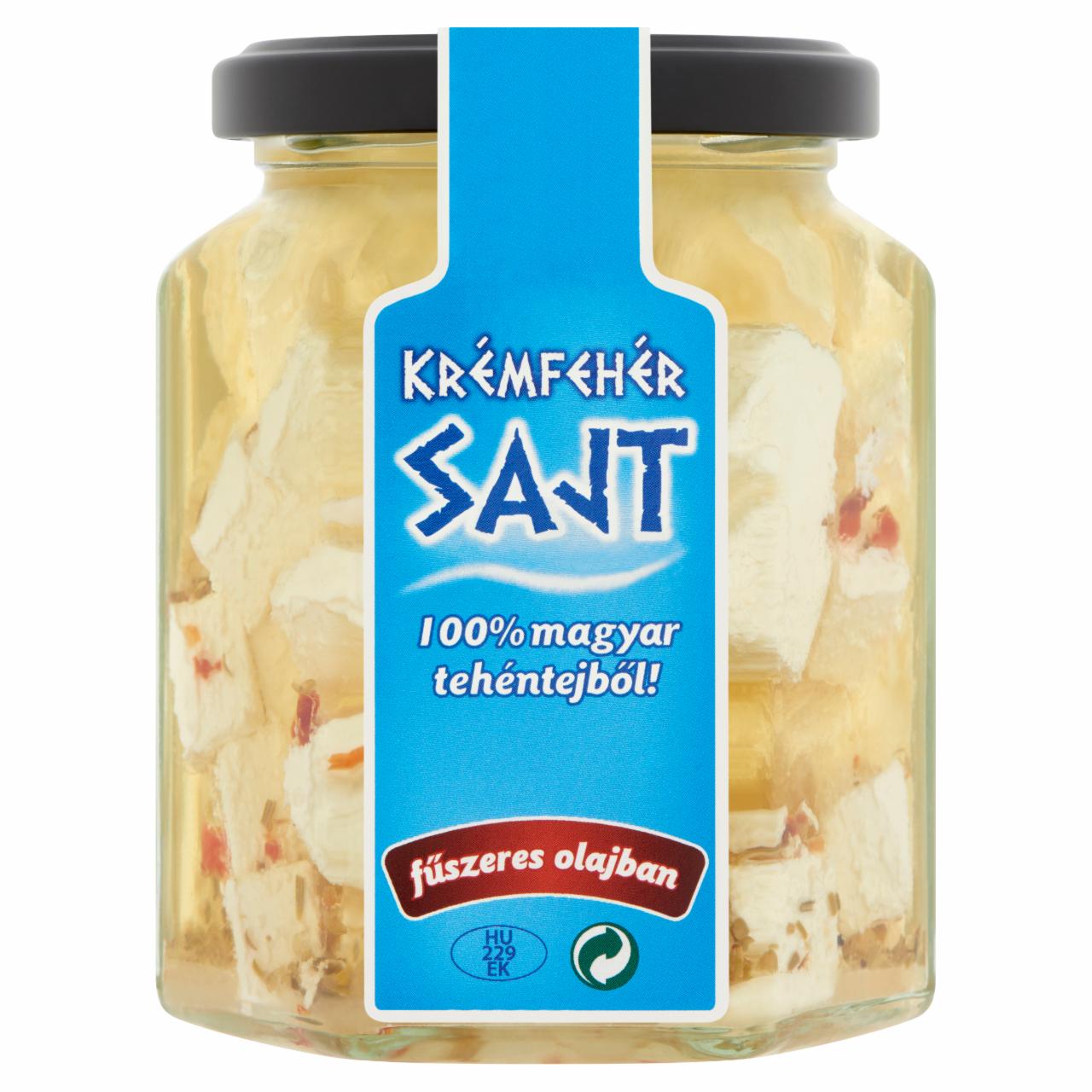 Képek - Krémfehérsajt fűszeres olajban 260 g