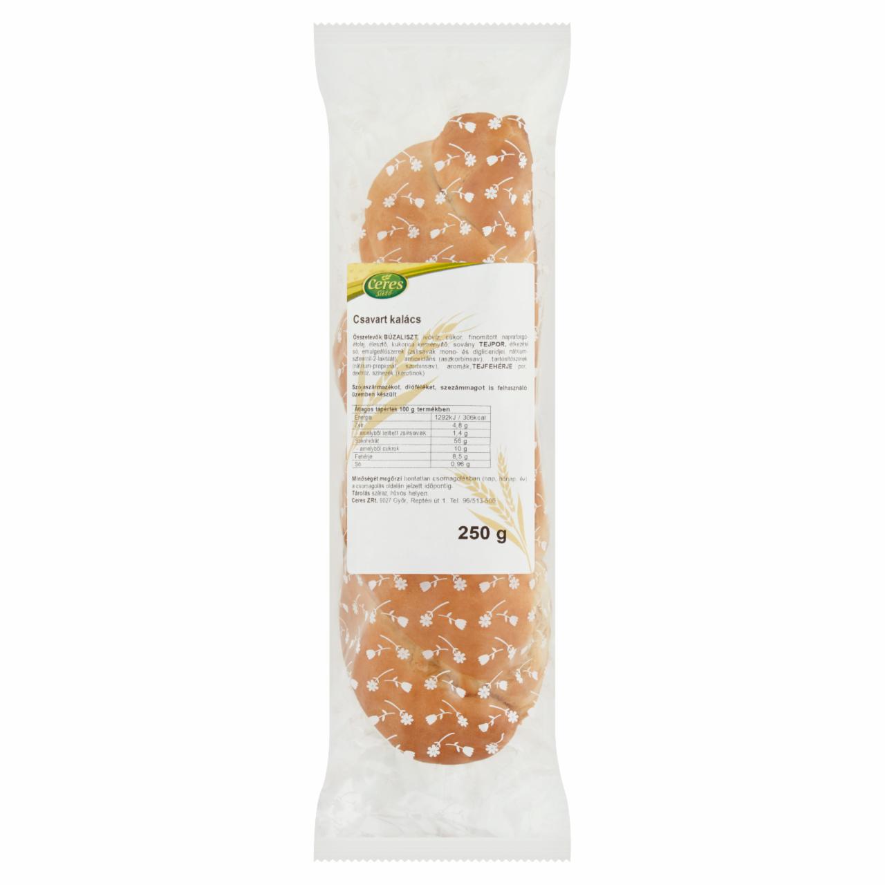 Képek - Ceres csavart kalács 250 g