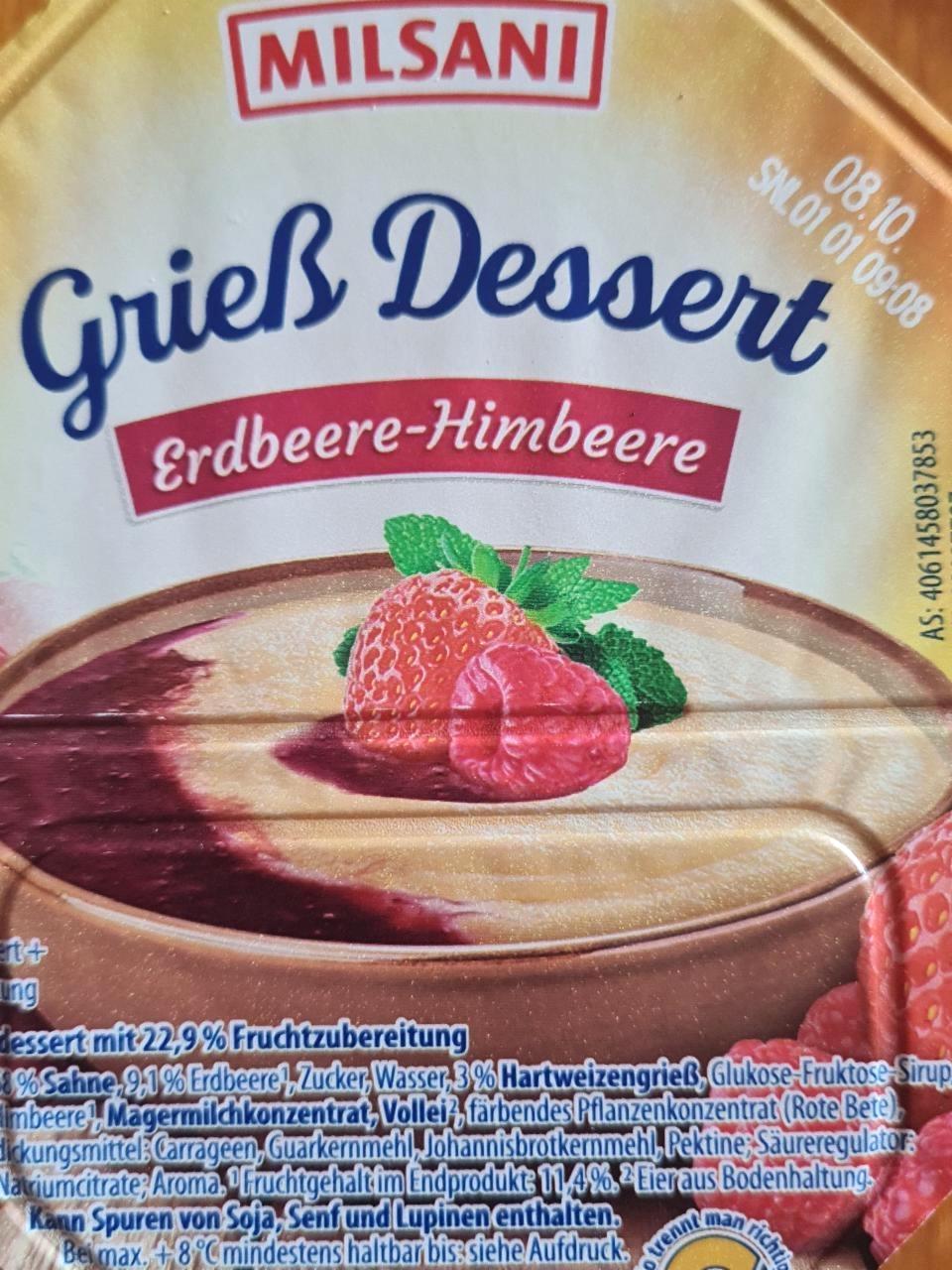 Képek - Grieß Dessert epres-málnás Milsani