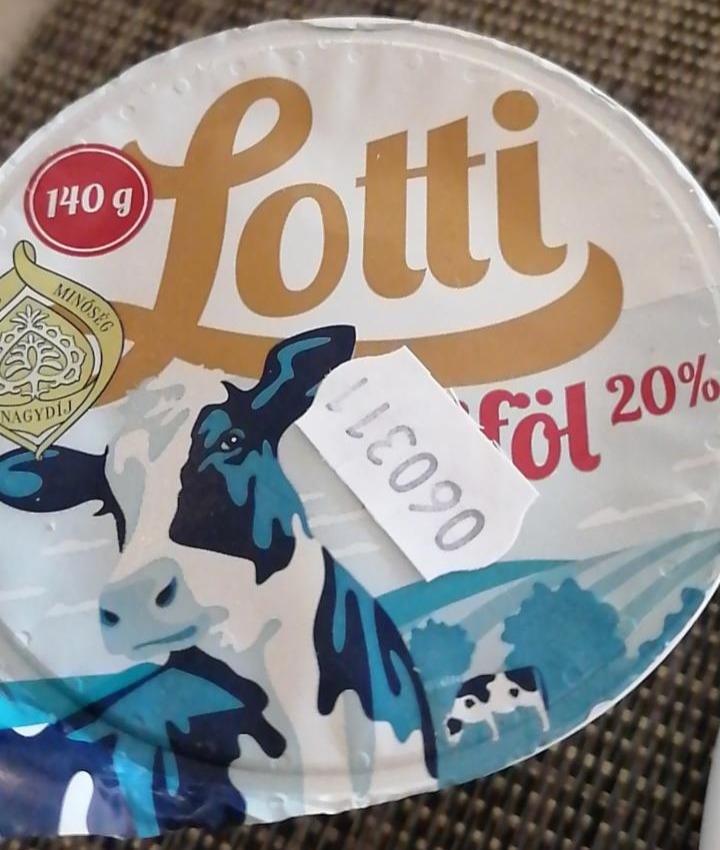 Képek - Tejföl 20% Lotti