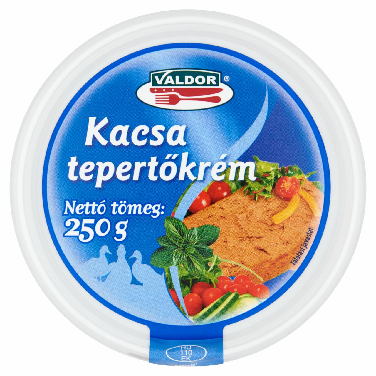 Képek - Valdor kacsa tepertőkrém 250 g