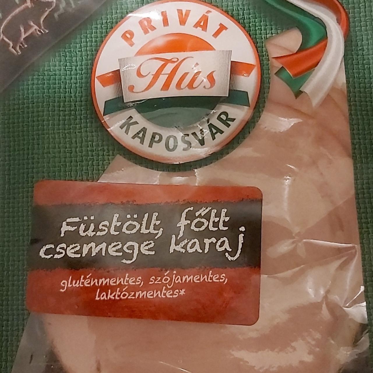 Képek - Privát Hús szeletelt bükkfával füstölt főtt csemege karaj 100 g