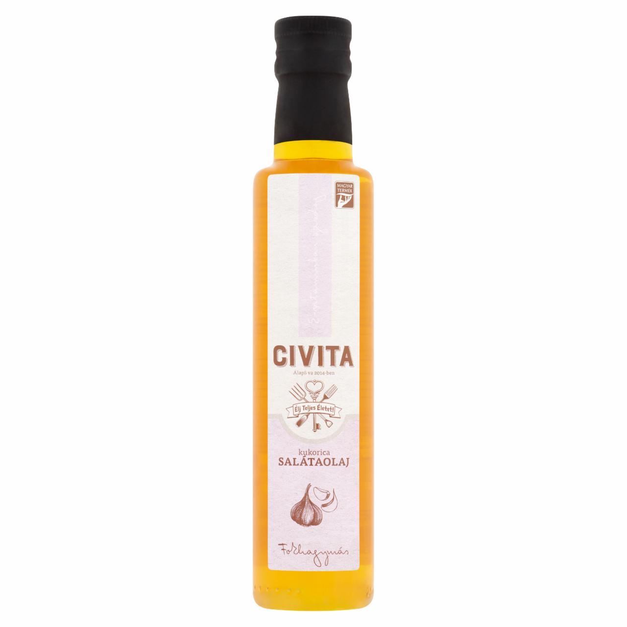 Képek - Civita fokhagymás kukorica salátaolaj 250 ml