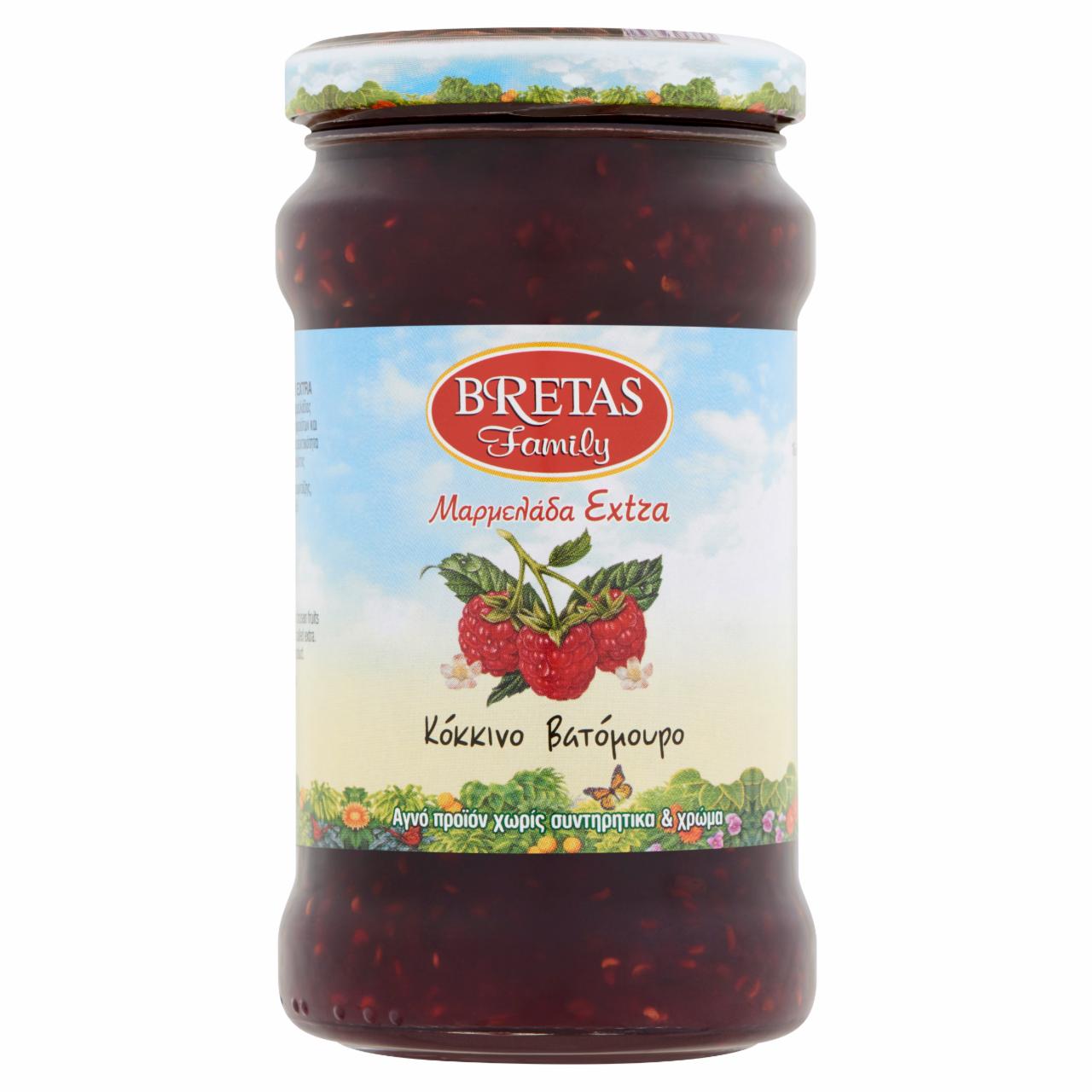 Képek - Bretas Family vörös málna extra lekvár 370 g