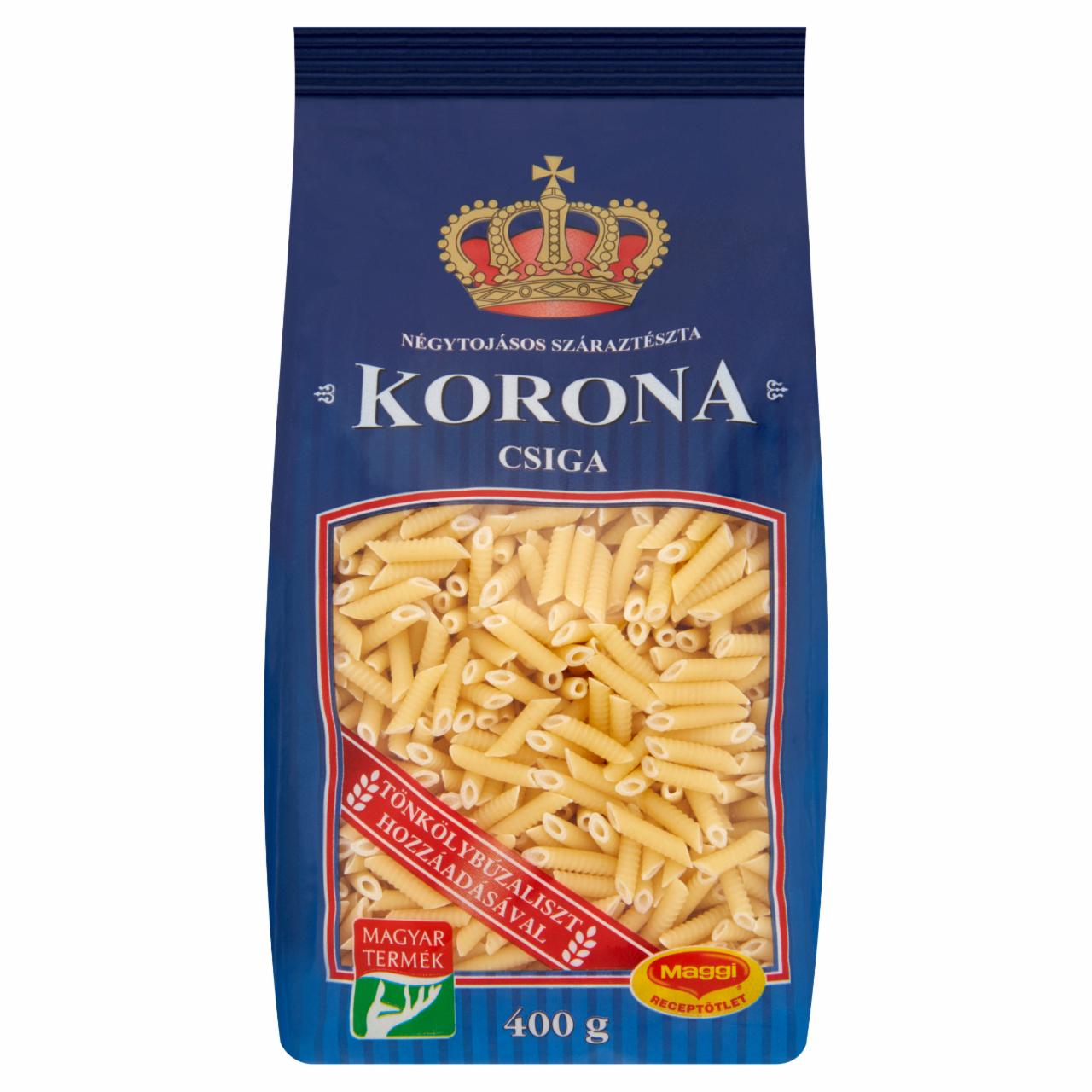 Képek - Korona csiga 4 tojásos száraztészta 400 g